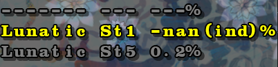 The slowdown shows -nan(ind). Screenshot of the replay GUI showing the slowdown.