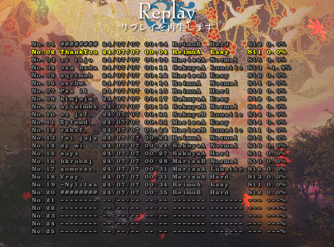 Thank you so much for having me in TWC 2024 ! Screenshot of replay screen in DDC